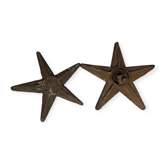 Vintage Cast Iron Barn Stars - Picture 1 of 8